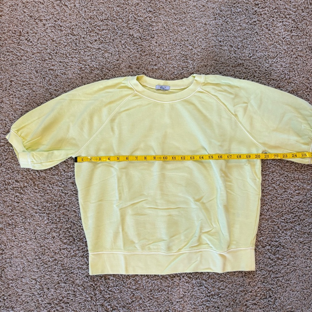 Rails Lia Top Sweatshirt in Limon Size Medium - Picture 7 of 8